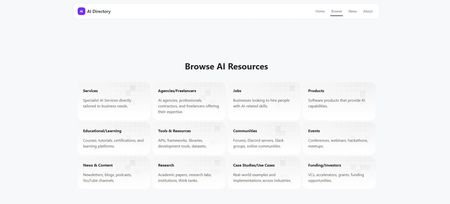 AI Directory Project